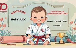 Baby Judo - remise de ceintures
